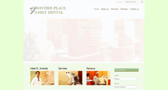 Desktop Screenshot of frontierplacedental.com